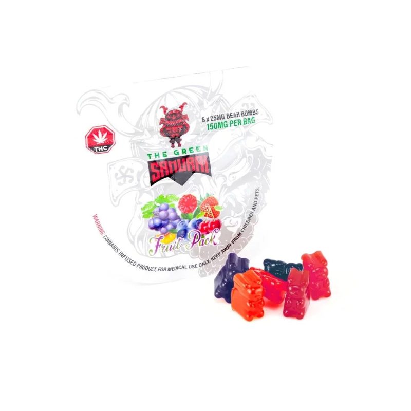 Buy Fruit Pack Bear Bomb 150mg THC by The Green Samurai Online