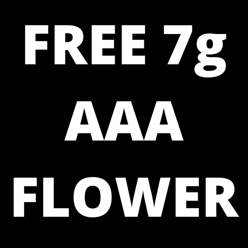 Free 7g AAA Flower at Top Shelf BC